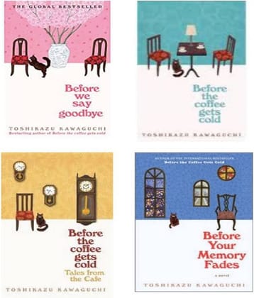 ( Combo of 4 Books ) Collection Set [Before the Coffee Gets Cold &Tales from the Cafe & Before Your Memory Fades & Before We Say Goodbye] (Paperback) By Toshikazu Kawaguchi