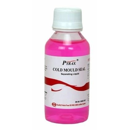 pyrax cold mould seal (separating solution for easy separation of acrylic & plaster)-Pyrax Cold Mould Seal 100ml (Pack of 4 (55 Per Pcs))