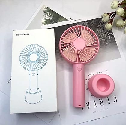 USB Portable Fan (Size- 21 x 4.5 x 10.6 Cm)- Assorted Color  by Ruhi Fashion India