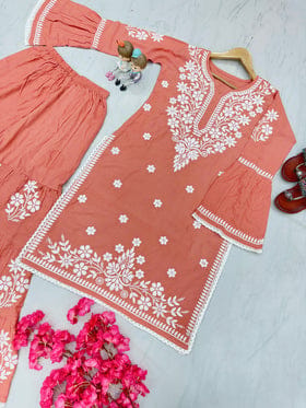 Designer Party Wear Look Top & Plazzo Set Designer Party Wear Look Top & Plazzo Set