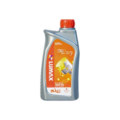 Lumax Ultra Engine Oil 10W-30 Engine Oil for Bikes| API SL and JASO MA2 Certified | Advanced fuel saving technology | 0.9L