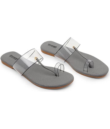 Shoestail Gray Flats
