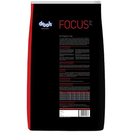 Drools Focus Puppy Super Premium Dog Food, 4kg