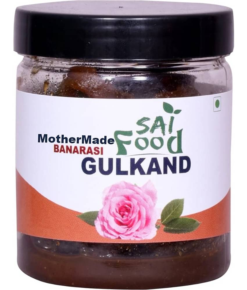 SAi Food MOTHERMADE Banarasi Gulkand Made from Finest Rose Petals Finest Mixed Gulkand Pickle 250 g