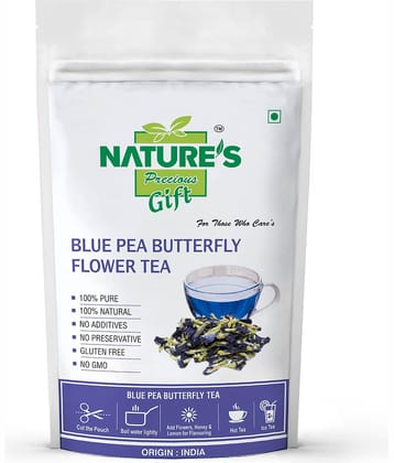 Nature's Gift Dried Butterfly Pea Flower Tea Loose Leaf 60 gm