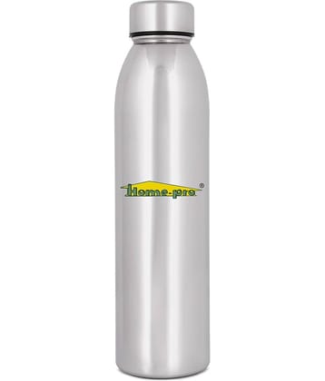 HomePro - Jointless Mirror Bottle Silver Water Bottle 1000 mL ( Set of 1 )