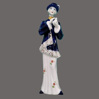 Victorian Lady - Wanderlust Girl Style 7-Porcelain | Glossy Finish / H: 12  |  L: 5 | W: 4 (Inch)