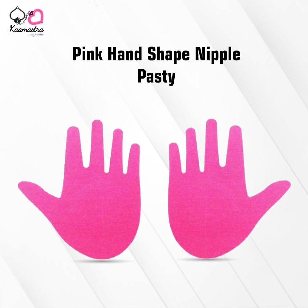 Kaamastra Pink Hand Shape Nipple Pasty