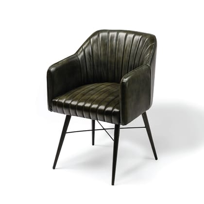 Linea Barrel Back Chair Grey-Grey