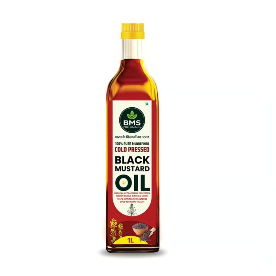 Cold Pressed Black Mustard Oil - 1L - 1 kg