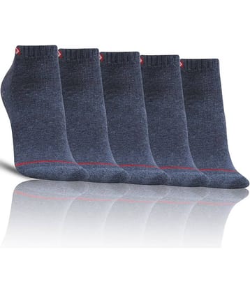 Dollar Cotton Blend Men's Self Design Multicolor Ankle Length Socks ( Pack of 5 )