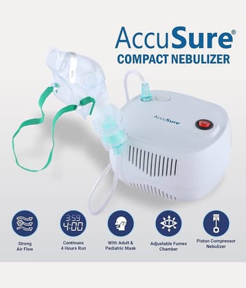 ACCUSURE Piston Compressor Compact Nebulizer