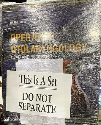OPERATIVE OTOLARYNGOLOGY: HEAD AND NECK SURGERY, 2-VOLUME SET, 3E (INDIAN SPECIAL PRINT 2022)