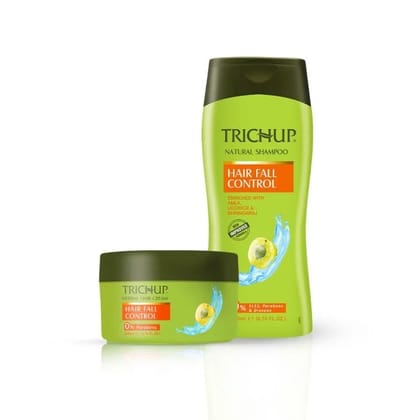Trichup Hair Fall Control Kit – Shampoo 200 ml & Cream 200 ml – Herbal Hair Care for Stronger, Healthier Hair