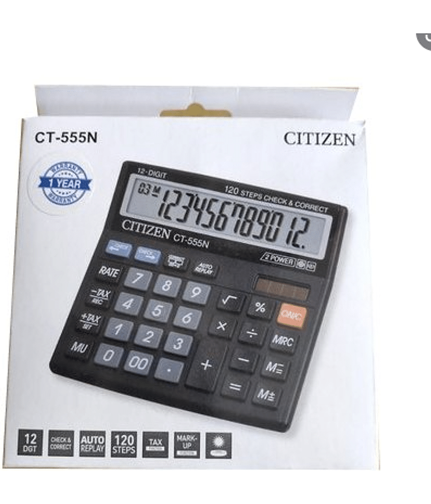 Citizen CT 555n 12Digit Calculator