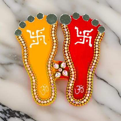 Laxmi Feet With Resin Coating
