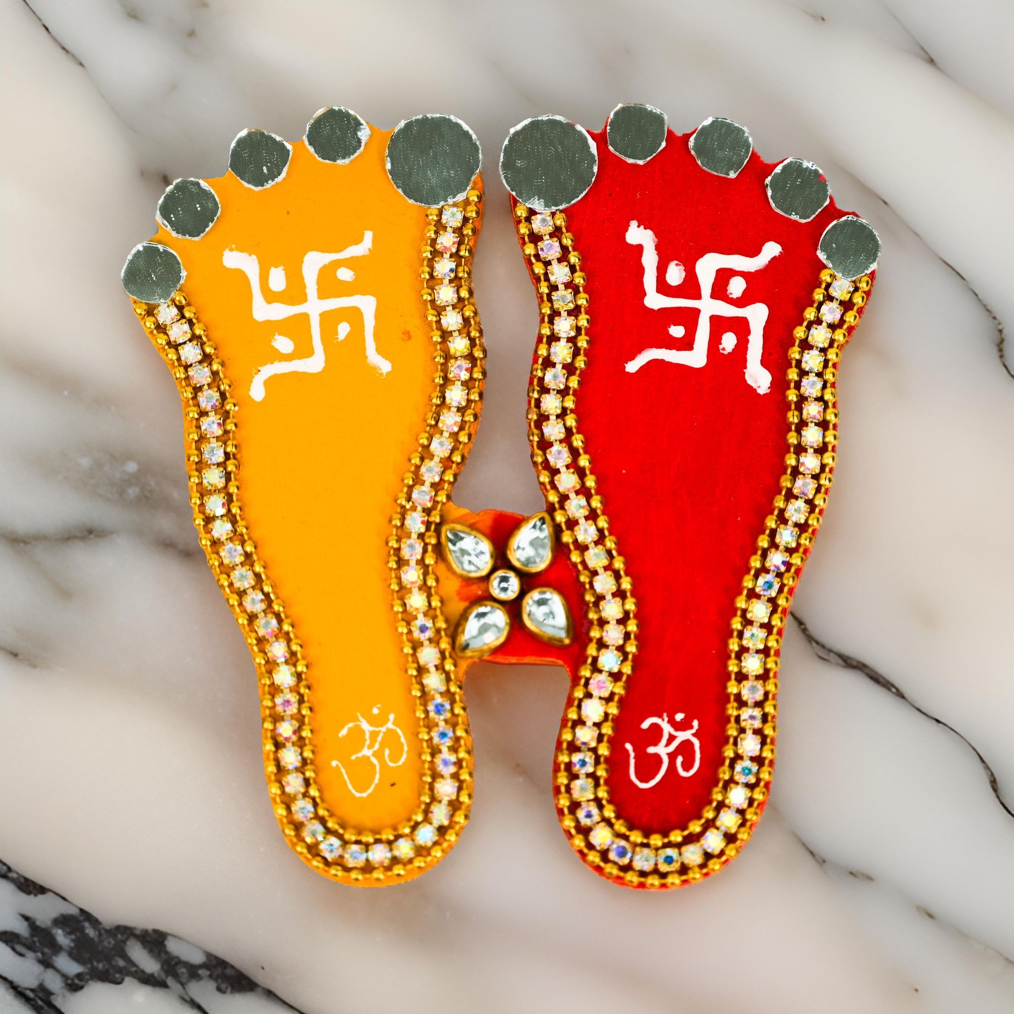 Laxmi Feet With Resin Coating