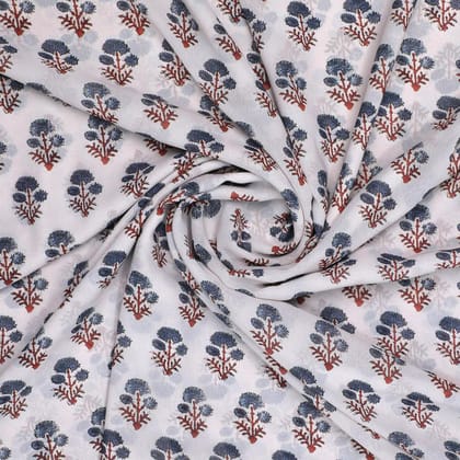 Beautiful Eucalyptus Tree Seamless Digital Printed Fabric - Weightless