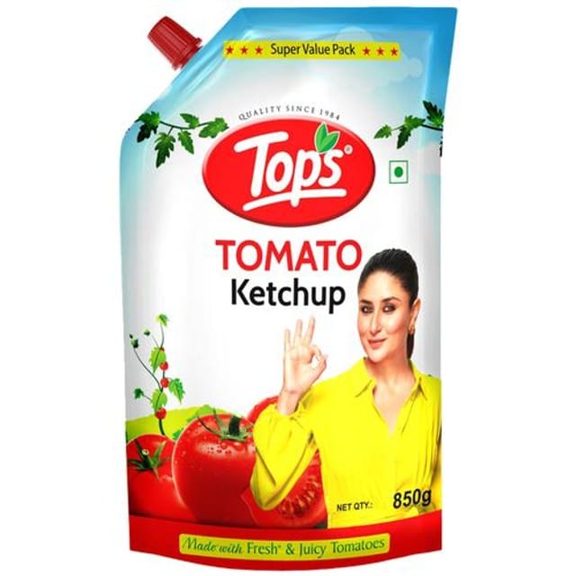 Tops Tomato Ketchup, 850 G Pouch