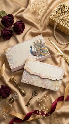 The Regal Peacock Envelope – Premium Designer Money Envelope for Wedding & Luxury Gifting