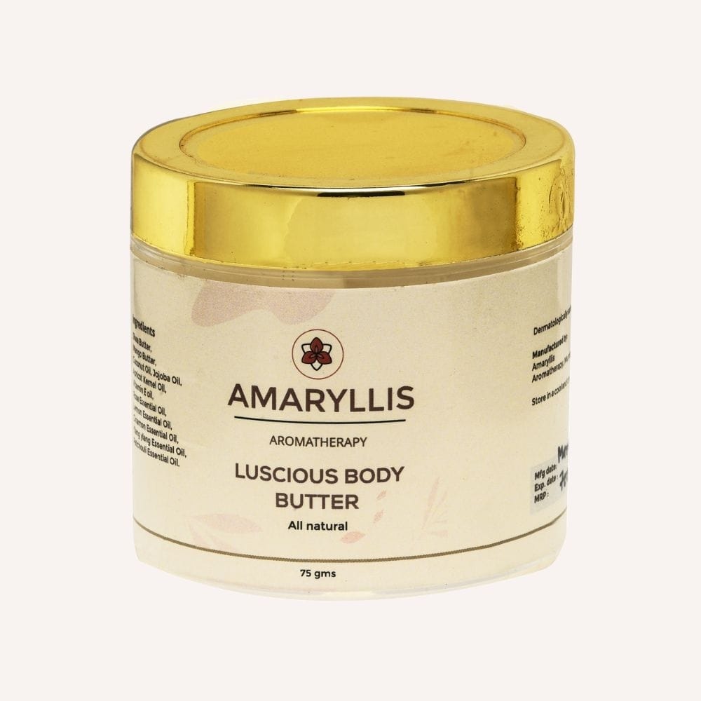 Amaryllis Lucious Rose & Lemon Body Butter (Premium Blend) | Shea, Mango & Cocoa | Deep Nourishment