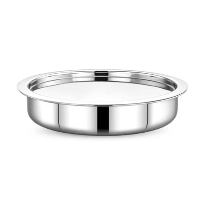 MAXIMA Triply Cookware Stainless Steel Shallow Tope 22cm,1.8 - Fast Cooking, Trendy Design, Different Sizes - The Best Triply Cookware in India