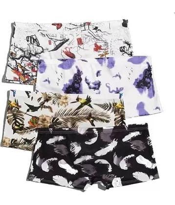 Cavenders Pack of 5 Nylon Trunks For Men's ( Multicolor )