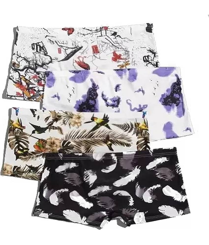 Cavenders Pack of 5 Nylon Trunks For Men's ( Multicolor )