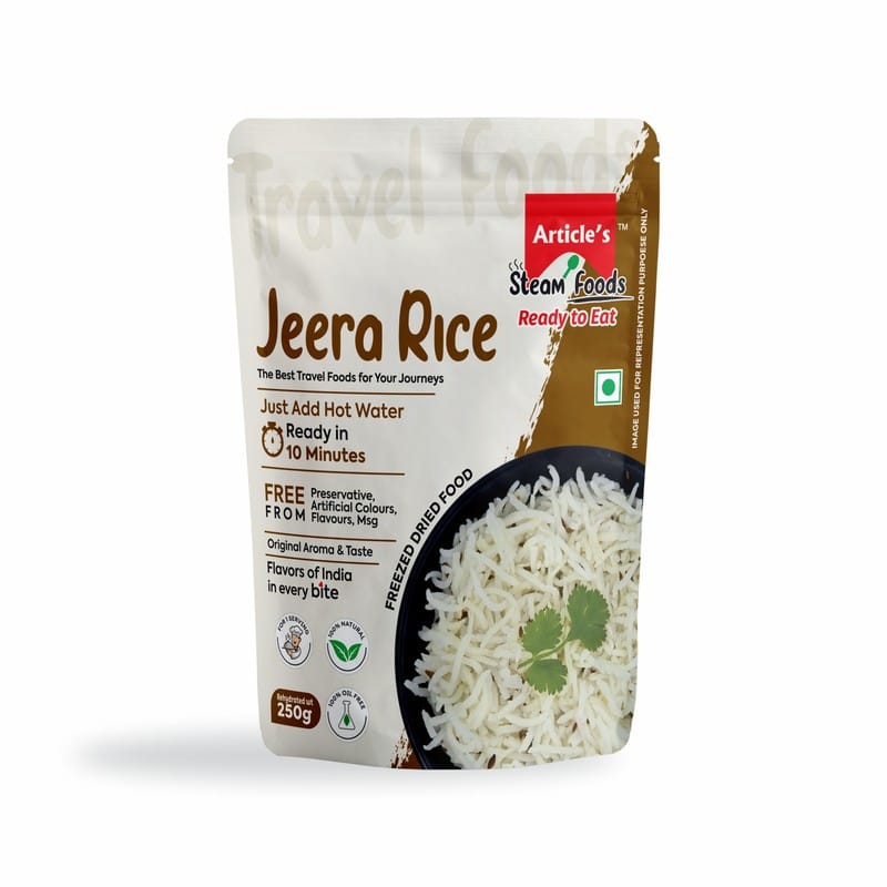 Article’s Jeera Rice – Aromatic Fluffy Ready to Eat Basmati Rice