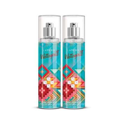 Layer'r Wottagirl Pure Paradise Fragrant Body Splash for Women | Long Lasting Fragrance (135ml) (Pack of 2) Layer'r Wottagirl Pure Paradise Fragrant Body Splash for Women | Long Lasting Fragrance (135ml) (Pack of 2) - 67.5 ml (Pack of 2) Layer'r Wottagirl Pure Paradise Fragrant Body Splash for Women | Long Lasting Fragrance (135ml) (Pack of 2) Layer'r Wottagirl Pure Paradise Fragrant Body Splash for Women | Long Lasting Fragrance (135ml) (Pack of 2) - 67.5 ml (Pack of 2)
