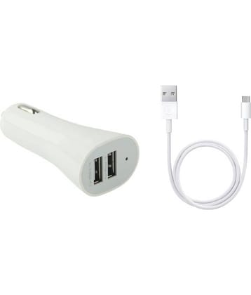 Shivsoft Car Mobile Charger Shivsoft-78 White