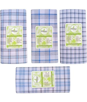 Feather Green White Lungi
