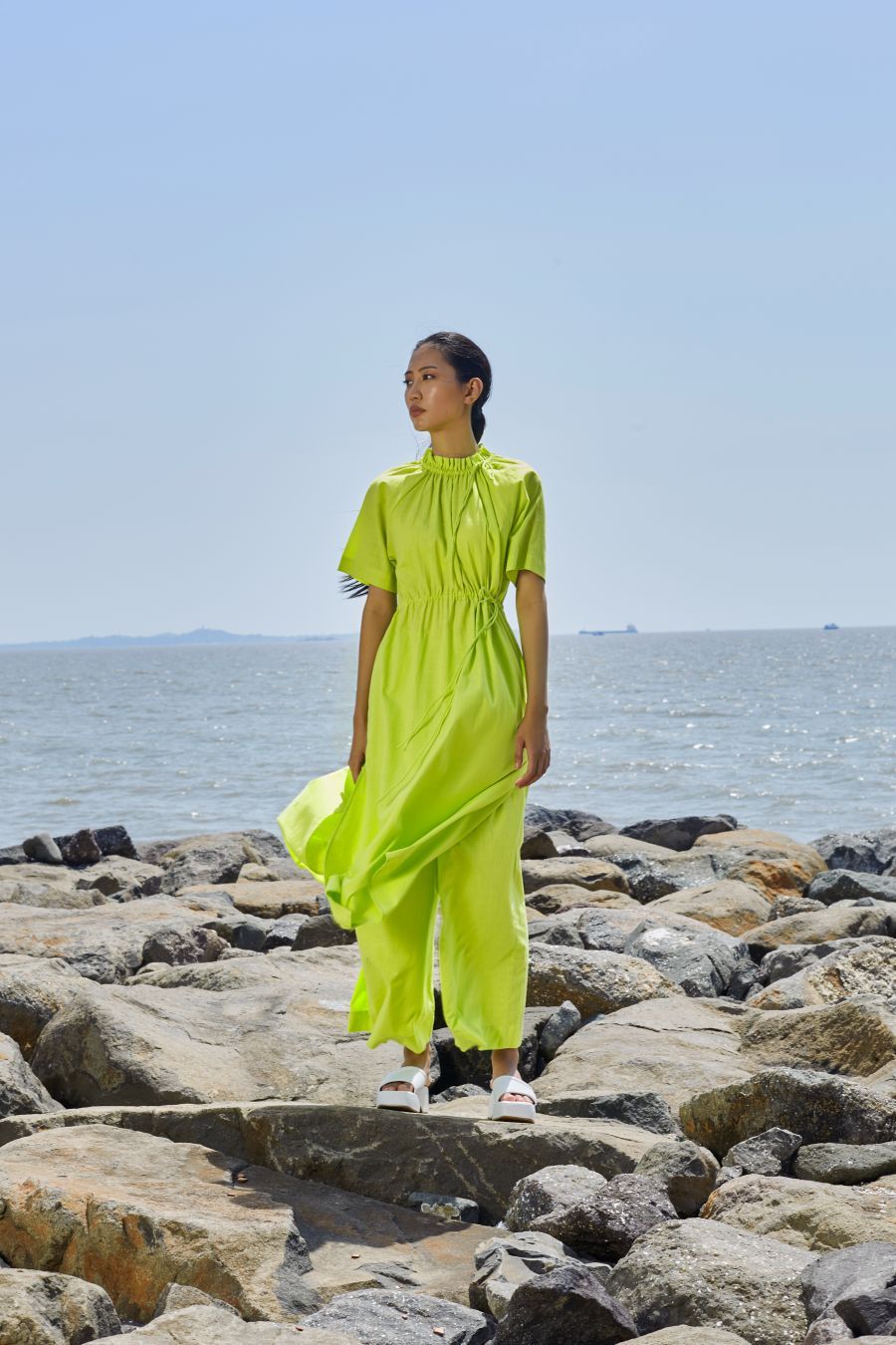 Tora Tunic Set-XS / Neon Green