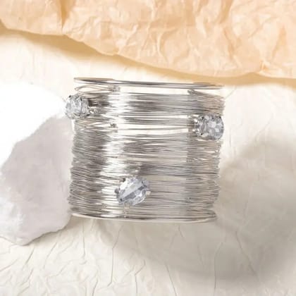 Stardust Strand Cuffs-Silver