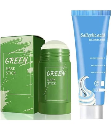 Lenon Beauty Green Mask Stick With Ice Mask Tube Pack of 2