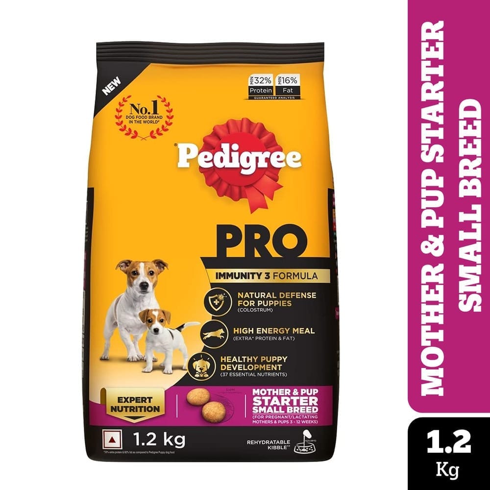 Pedigree PRO Mother &amp; Pup Starter (3-12 Weeks) Small Breed Dry Dog Food 1.2kg