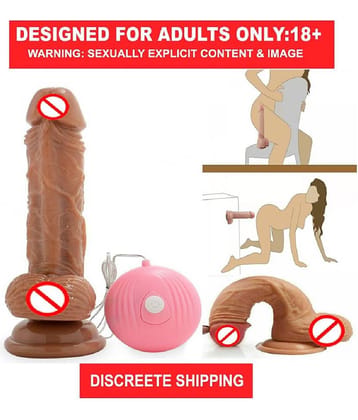 360 DEGREE ROTATIN MULTI-SPEED FLEXIBLE REALSTIC G-SP*OT VIBRATING SUCTION DILDO BY  KAMYOG