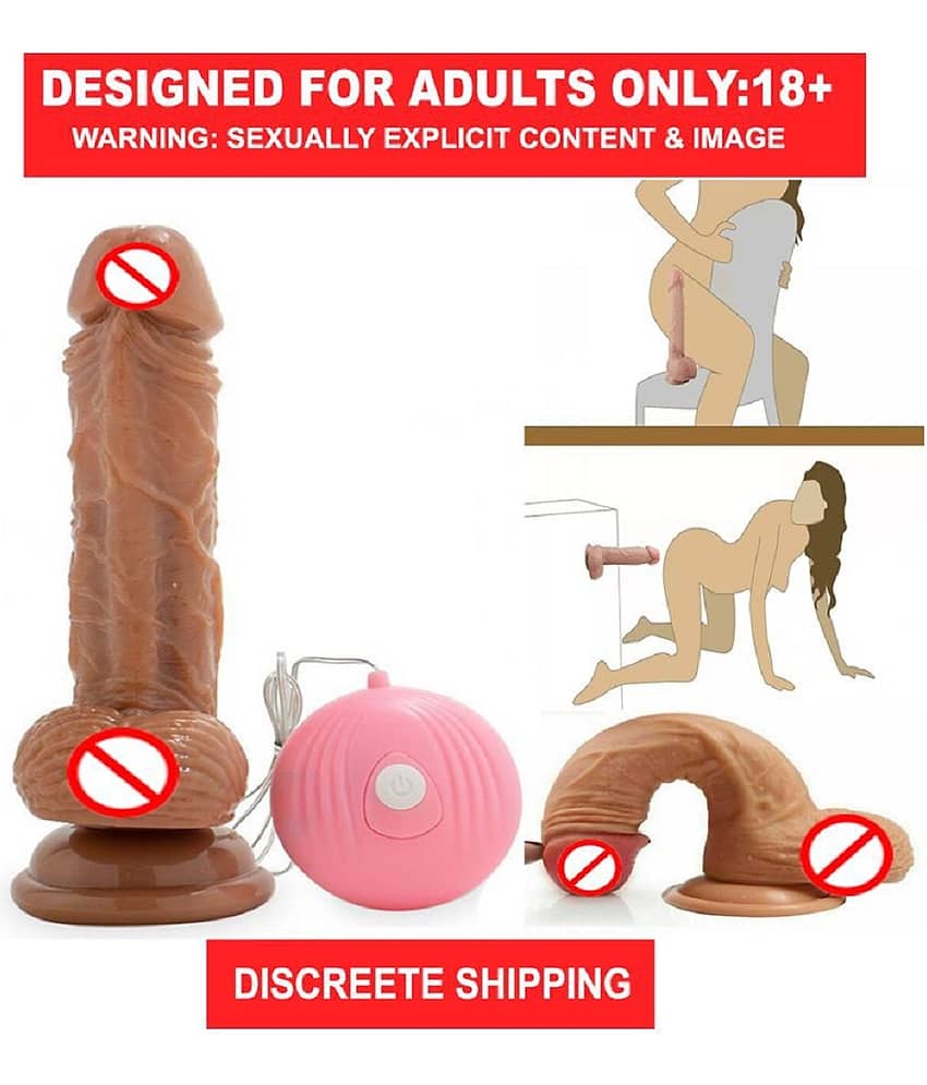 360 DEGREE ROTATIN MULTI-SPEED FLEXIBLE REALSTIC G-SP*OT VIBRATING SUCTION DILDO BY  KAMYOG