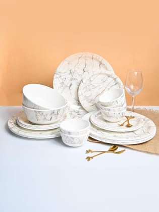 MARKET99 White Static Dinner Set