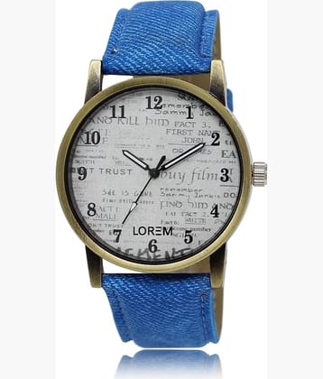 Lorem - Blue Leather Analog Men's Watch