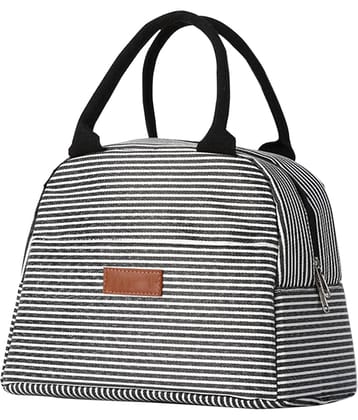 House Of Quirk - White Polyester Lunch Bag