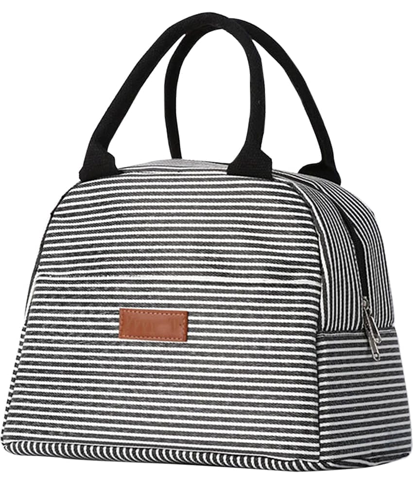 House Of Quirk - White Polyester Lunch Bag