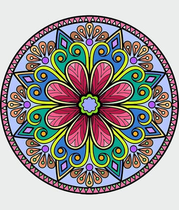 Decor Villa Floor Sticker Festival & Ocassion ( 40 x 40 cms )