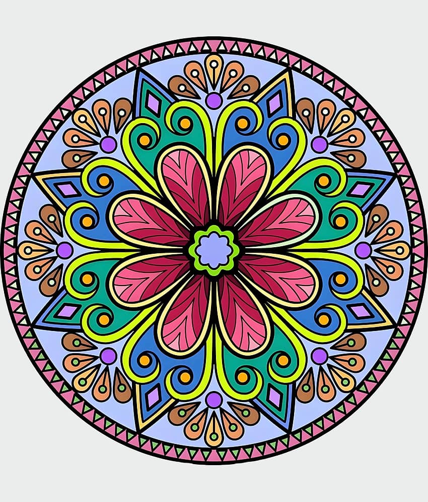 Decor Villa Floor Sticker Festival & Ocassion ( 40 x 40 cms )