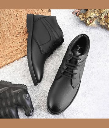 John Karsun Black Men's Formal Boots