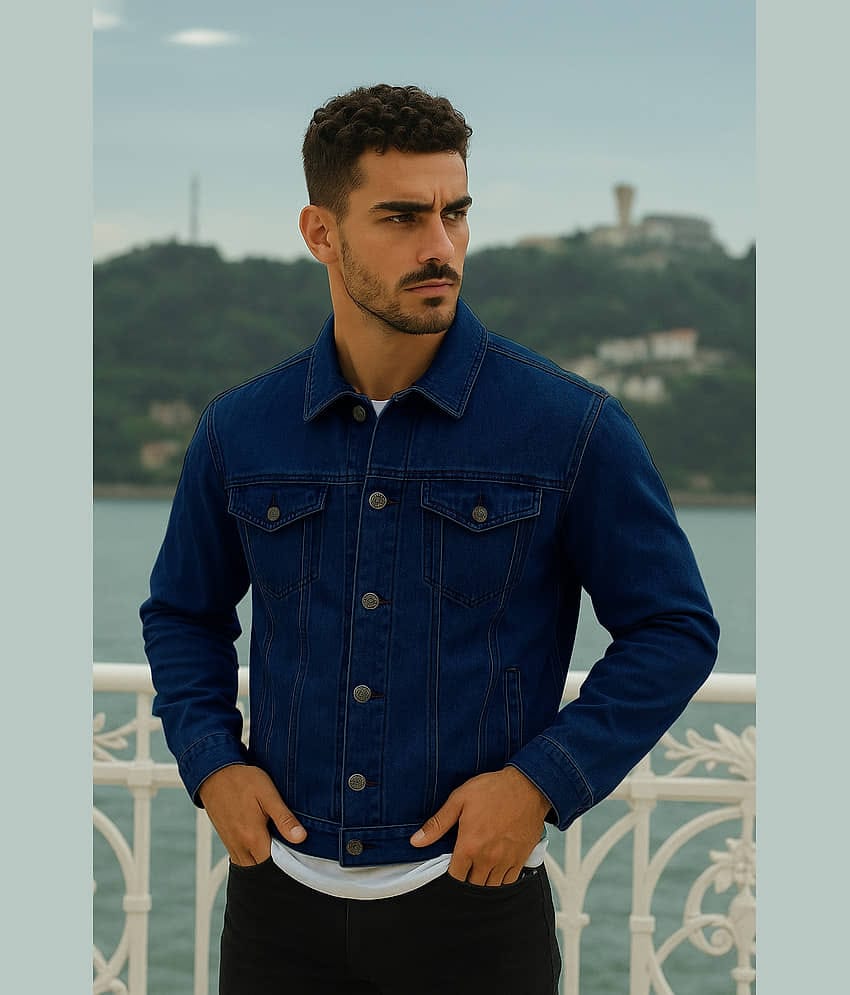 FTX Denim Men's Denim Jacket - Light Blue ( Pack of 1 )