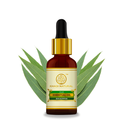 Khadi Natural Eucalyptus - Pure Essential Oil - 15ml Sale Khadi Natural Eucalyptus - Pure Essential Oil - 15ml Sale