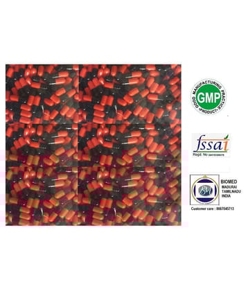 BioMed Empty Gelatin Capsules 1 Red/ black 1000 Capsule 1000 no.s