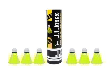 JJ Jonex Nylon Shuttle Cock 350(WOS), Multicolor