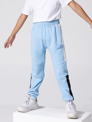 Colour Block Joggers-4-5 Y / Ocean Blue